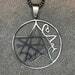 Necronomicon - Book of the Dead Pendant Necklace Stainless Steel Evil Dead Army of Darkness Magical Amulet Talisman Satanic - Black Color