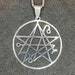 Necronomicon - Book of the Dead Pendant Necklace Stainless Steel Evil Dead Army of Darkness Magical Amulet Talisman Satanic - Silver Color