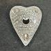 Ouija Board Planchette Stainless Steel Double Lapel Pin Skull Sun Moon Yes No Wiccan Satanic Gothic Pagan Jewelry Accessory Gift - Silver