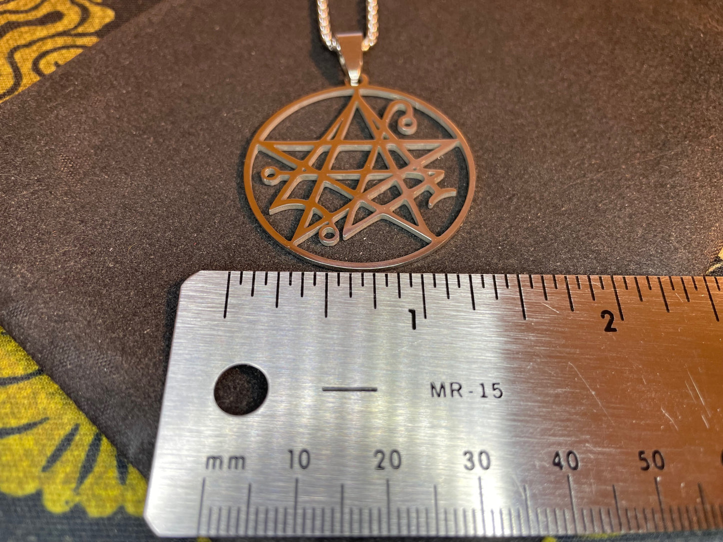 Necronomicon Book of the Dead Ash Pendant Necklace Stainless Steel Evil Dead Army of Darkness Magical Amulet Talisman Satanic Gift - Silver